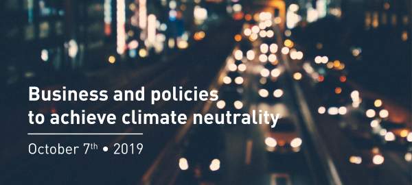 Business and policies to achieve climate neutrality