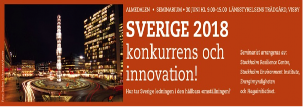 Almedalen: Sverige 2018 - konkurrens och innovation